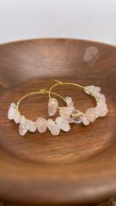 Boho ต่างหูลูกปัดด้วยการออกแบบสีฟ้าครามแอนดี้ cascading Fringe, เครื่องประดับของขวัญที่ไม่ซ้ำกัน - Product Image 3