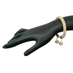 Kriaa Fine <b>Beaded</b> <b>Bracelet</b> Gold Plated with Austrian Stone 1402909 Model - Product Image 1