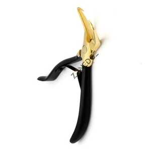 Kit de herramientas de alicates de ajuste y eliminación de extensiones de cabello más vendido Kit de agujas de tracción y bucle de ganchillo Acero inoxidable negro y dorado - Product Image 4