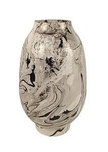 Jarrón Decorativo de Metal para Mesa, Jarrones de Aluminio con Acabado Plateado, Estilo Europeo, para Hogar, Jardín, Bodas y Fiestas - Product Image 4