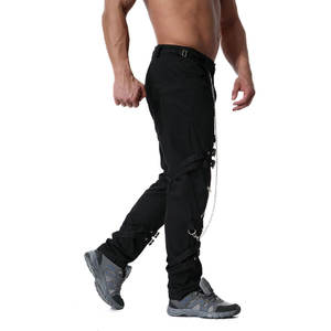 Pantalon gothique hip-hop pour homme, cosplay punk rock, streetwear audacieux avec chaîne 2026 - Product Image 5