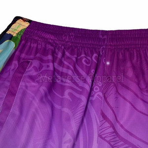 Custom Logo Basketball Shorts High Quality Comfortable Soft Fabric BSCI Certified Summer Uniform Sets for Plus Size Players - Product Image 6
