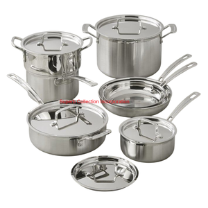 Juego de ollas de acero inoxidable de grado comercial Premium, juego de utensilios de cocina para restaurante de alta resistencia a un precio asequible - Product Image 4