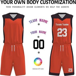 Uniforme de basket-ball léger et respirant, grande taille, avec design personnalisable, haut de qualité supérieure de couleur unie pour hommes adultes - Product Image 6