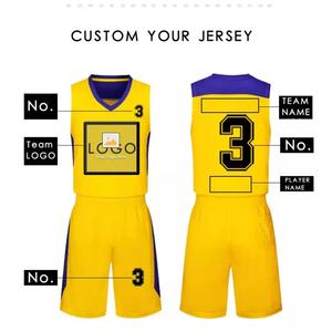 GAF Ensembles de maillots de basket-ball patchwork pour hommes, uniformes de basket-ball personnalisés, vente en gros - Product Image 2