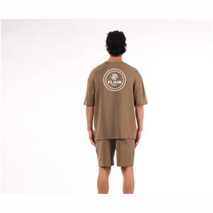 Camiseta al por Mayor, Nuevos Productos 2025, Serigrafía Personalizada, Estilo Desgastado por el Sol, Talla Grande, Color Gris, Unisex, Camiseta de Algodón de Alta Calidad - Product Image 2