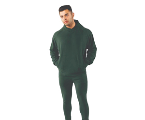 Conjunto de chándal de hombre al por mayor de primera calidad, jersey de hombro caído de gran tamaño, Sudadera con capucha, pantalones deportivos, ropa de calle de dos piezas, atuendo informal - Product Image 1