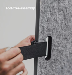 Panneaux de séparation mobiles en feutre PET légers <span class=keywords><strong>et</strong></span> flexibles avec attaches Velcro, cloisons murales, panneaux de tableau d'affichage, écrans de protection, tentes - Product Image 3