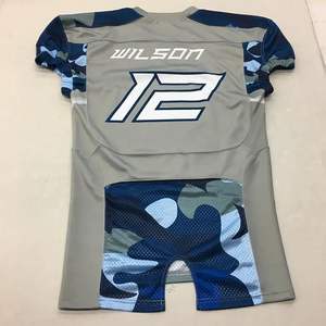 Diseño profesional su propia impresión de serigrafía de sublimación completa \ camiseta de práctica disponible camisetas de fútbol americano - Product Image 4