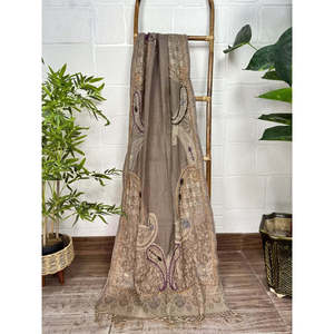 Hand Embroidered Suzani Knitted <b>Shawl</b> Pure Wool Warm Cozy <b>Wrap</b> Light Weight Soft Scarf Perfect Christmas Gift - Product Image 1
