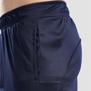 Shorts de sport GA Fusion en polyester bleu marine, motif sportif, taille élastique, taille XXS, entrejambe de 5 pouces, avec logo décoratif pour l'entraînement - Product Image 5
