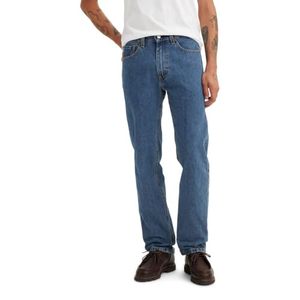 Jeans de Mezclilla Lavada 100% Algodón, Corte Recto, Cintura Alta, Formales, para Invierno, Favorecen Todos los Tipos de Cuerpo, Corte Ligeramente Ajustado en el Tobillo, Diseño Limpio y Moderno - Product Image 1