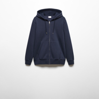 Sweat à capuche zippé Y2K en coton 100% de haute qualité pour hommes, col à capuche doublé anti-rétrécissement, coupe ample