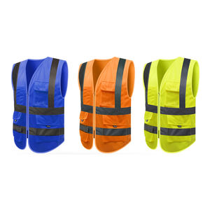 Chaleco de Seguridad Reflectante Multibolsillos en Oferta |   Chaleco de Trabajo Ejecutivo de Malla de Alta Visibilidad - Product Image 2