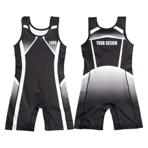 Pro Wrestling Singlet para hombres de alta calidad estirable y cómodo para el rendimiento de los luchadores - Product Image 4