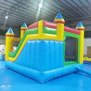Castillo Inflable Comercial, Parque de Juegos Inflable, Torre de PVC de Alta Resistencia, Combinación de Tobogán y Brincolín, Equipo de Juegos al Aire Libre - Product Image 3