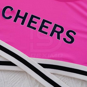 Vente en gros à bas prix d'uniforme de pom-pom girl pour femmes, uniforme de pom-pom girl personnalisé avec votre propre logo - Product Image 4