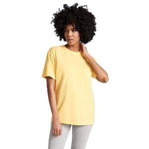 Camiseta pesado de algodón de manga corta unisex transpirable para adultos - Product Image 4