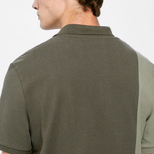 Polo de manga corta con logotipo personalizado para hombre, Polo de golf al aire libre, secado rápido, lona transpirable con patrón sólido - Product Image 6