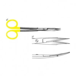 Tijeras Dentales Quirúrgicas de Acero Inoxidable, Afiladas, con Certificación CE, Tijeras TC para Cortar Coronas, Rectas y Curvas, Manuales, Ligeras - Product Image 2