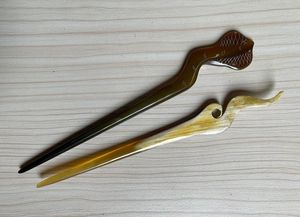 ACCESSOIRES DE CHEVEUX EN CORNE DE BUFFLE POLI À LA MAIN À L'EAU Fourchette À Cheveux Bâton Barrettes Clips pour Bijoux Matiss Cheveux - Product Image 3