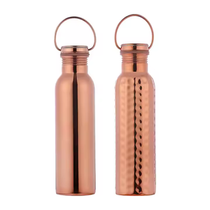 Bouteille d'eau durable avec finition mate de couleur claire de la meilleure qualité avec revêtement de laque protecteur, parfaite pour un usage quotidien." - Product Image 6