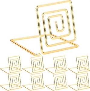 Porte-cartes carré couleur or Meilleur vendeur Fournitures de bureau et de mariage Présentoir fait main Produit de style de vie de qualité supérieure - Product Image 5