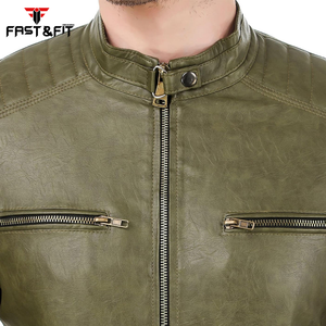 Veste et ceinture personnalisées vestes de moto en cuir à la mode pour hommes fabrication pakistanaise vente en gros - Product Image 6