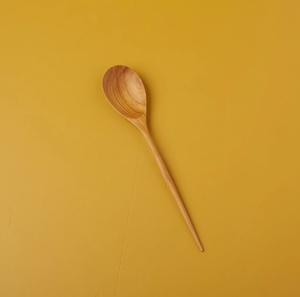 Cuchara de Madera de Teca para Mezclar, Cuchara Grande de Cocina, Cuchara Profunda de Madera de Teca, Utensilio para Cocinar y Servir, Resistente al Calor y Antiadherente - Product Image 6