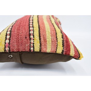 Multicolor Wool Kilim 12x24 Inches Patchwork Pillow Luxury Style Vintage Leaves Portable Decorative <b>Cushion</b> for Sofa Bedding - Product Image 5