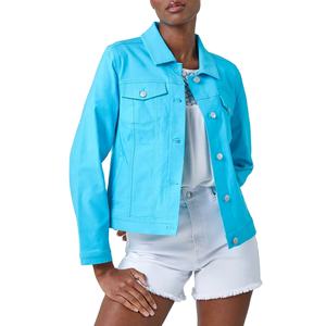 Chaquetas Vaqueras OEM para Mujer, Chaqueta Informal de Mezclilla para Otoño, Abrigo Vaquero con Botones, Chaqueta Vaquera Extra Grande para Damas 2026 - Product Image 2