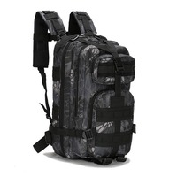 Sac à dos tactique Molle Premium 21L unisexe, imperméable, pour la gym, la randonnée en plein air, avec fermeture éclair antivol USB, en néoprène PVC