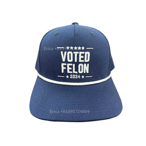 Fabriqué par Injae Vina Factory, personnaliser la casquette de camionneur à 5 panneaux avec logo brodé et corde, style classique et respirant pour tout le monde - Product Image 1
