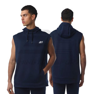 เสื้อฮู้ดสวมหัวน้ำหนักเบาสำหรับผู้ชายเสื้อมีฮู้ดแบบสวมหัวมีสไตล์ที่กำหนดเอง - Product Image 3