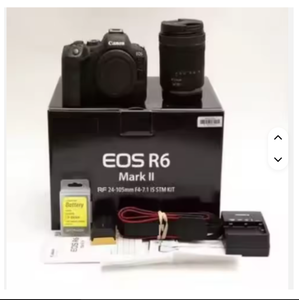 Cámara sin Espejo de Fotograma Completo R6 Mark de 24.2MP Totalmente Nueva con Kit de Lente de 24-105 mm F4 - Product Image 1
