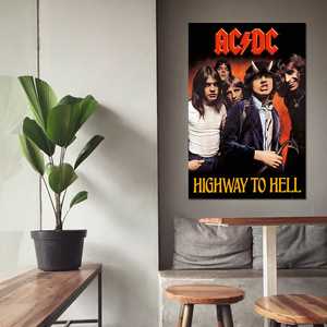 Póster moderno de lona AC/DC para decoración de pared - Product Image 3