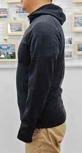 Veste polaire en laine mérinos et sweat à capuche décontracté extérieur respirant pour sweat à capuche - Product Image 5