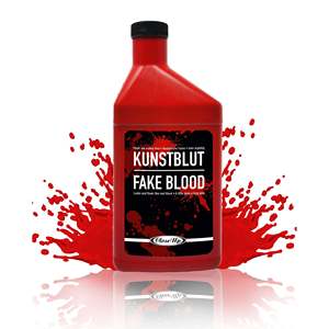 Bouteille de sang artificiel rouge de 473 ml pour Halloween, pour utilisation corporelle - Product Image 1