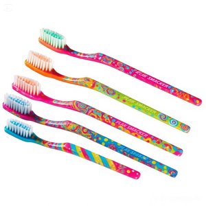 <span class=keywords><strong>Psychedelic</strong></span> đầy màu sắc bàn chải đánh răng thiết lập 6pcs sôi động mềm-lông bàn chải cho Fun & tươi chăm sóc răng miệng hộp 100 tùy chỉnh - Product Image 1