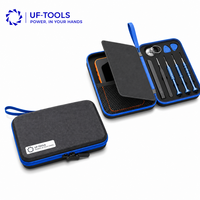 9Pcs Peralatan Perbaikan Pembuka Layar, Alat Pengungkit Logam, Suction Cup, Obeng Presisi untuk Perbaikan iPhone Android