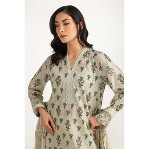 Traje Casual de 3 Piezas IUSTKSD-2064 con Estampado y Detalles Bordados, Transpirable y Elegante - Product Image 5