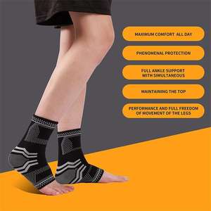 Support de cheville unisexe en néoprène avec protection, léger et respirant, fermeture à lacets, fabriqué au Pakistan - Service OEM disponible - Product Image 5