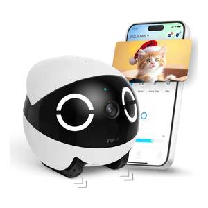 Mini Cámara de Red SMART ROLA EA0408 Blanca y Negra para Videovigilancia de Mascotas - Product Image 2