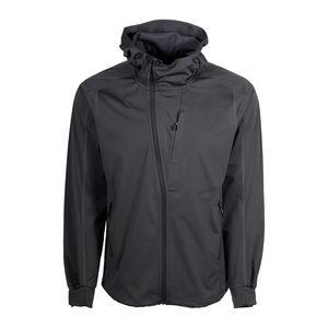 Veste de chasse légère coupe-vent softshell de randonnée personnalisée veste de chasse amovible à capuche pour homme - Product Image 1