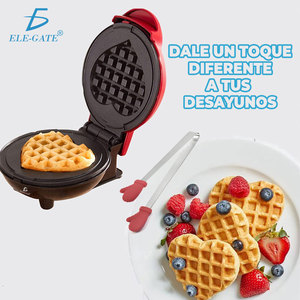Macchina Elettrica per Waffle Belgi a Forma di Cuore, Mini Ferro Girevole per Waffle - Product Image 4
