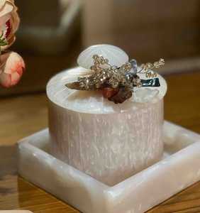 Juego de Jarrones de Resina de Lujo Hechos a Mano, Solución de Almacenamiento Elegante con Adorno y Figura Decorativa Premium para el Hogar y la Cocina - Product Image 1