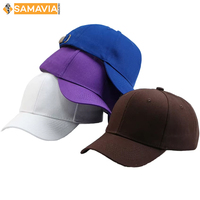Gorra de Béisbol Deportiva de 6 Paneles de Alta Calidad OEM de SAMAVIA, Visera Curva, Bordado 3D Personalizado, Estilo Hip Hop, Lona, para Fiestas