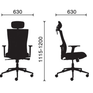 เก้าอี้สำนักงาน Hi-MESH RPB006 รุ่นพรีเมียม ออกแบบตามหลักสรีรศาสตร์ ผ้าหุ้มเบาะ พนักพิงสูง ปรับระดับความสูงได้ พร้อมที่รองศีรษะ ช่วยลดอาการปวดหลังและเมื่อยล้า เหมาะสำหรับใช้ที่บ้านและที่ทำงาน - Product Image 4