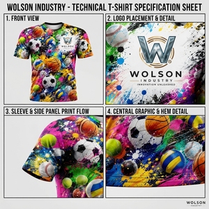 เสื้อยืดพิมพ์ลายซิลค์สกรีนเต็มตัว ออกแบบเองได้ แห้งเร็ว 100% โพลีเอสเตอร์ คอเต่า สำหรับผู้ชาย ออกกำลังกาย วิ่ง ออกนอกบ้าน - Product Image 5