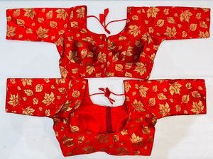 Vêtements de mariée de styliste pour femmes, Blouse plissée, avec broderie, de Style ethnique indien et pakistan, nouvelle mode tendance - Product Image 5